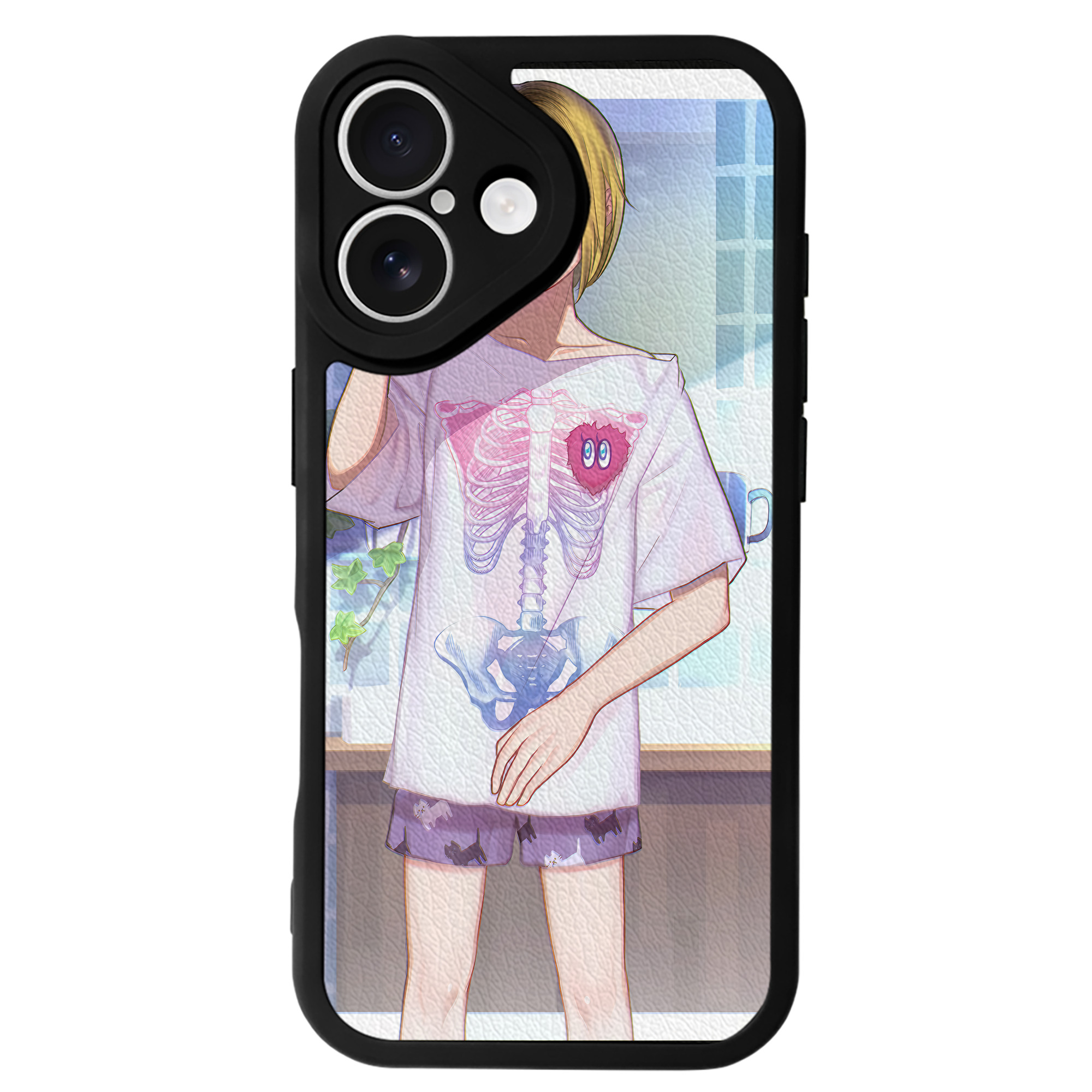 （画像用） ハイキュー!! Haikyu!! 【iPhone 16シリーズ対応】シリコンスマホケース（レザー調） 材質：シリコン